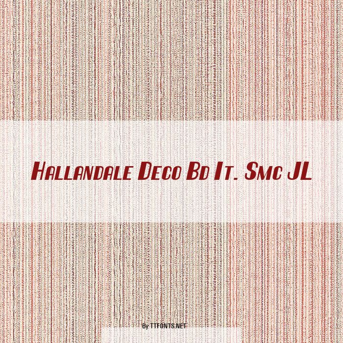 Hallandale Deco Bd It. Smc JL example